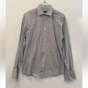 Sean‎ John Mens French Cuff Dress Long Sleeves Shirt Size 15.5 34/35 (230)